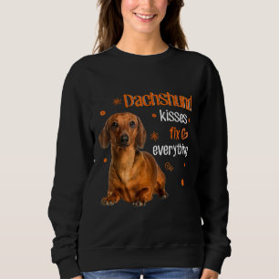 Dackel Kisses Fix Alles Dackel Lover Sweatshirt