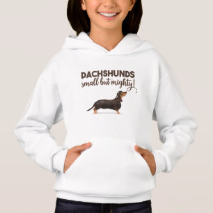DACKEL KLEIN ABER MÄCHTIG HOODIE