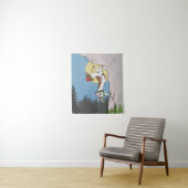 Dackel Klettern Wandteppich (Beispiel)