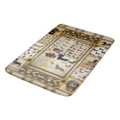 Dackel Knowledge Blanket Geschenk Badematte (Schrägansicht)