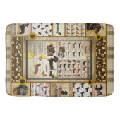 Dackel Knowledge Blanket Geschenk Badematte (Vorderseite)