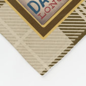 Dackel Knowledge Blanket Geschenk Fleecedecke (Ecke)