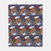 DACKEL KOCH FLEECEDECKE (Vorderseite)