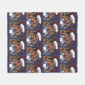 DACKEL KOCH FLEECEDECKE (Vorderseite (Horizontal))