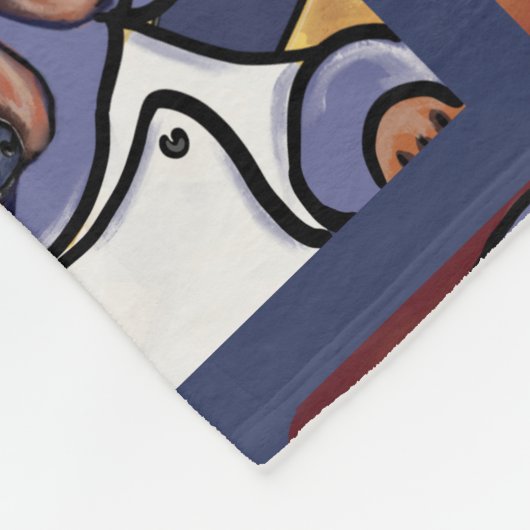 DACKEL KOCH FLEECEDECKE (Ecke)