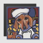 DACKEL KOCH MAGNETKARTE (Vorne/Hinten)