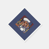 DACKEL KOCH SERVIETTE (Ecke)