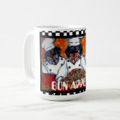 Dackel Köche Kaffeetasse (Vorderseite Links)