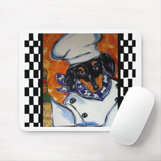 Dackel Köche Mousepad (Mit Mouse)
