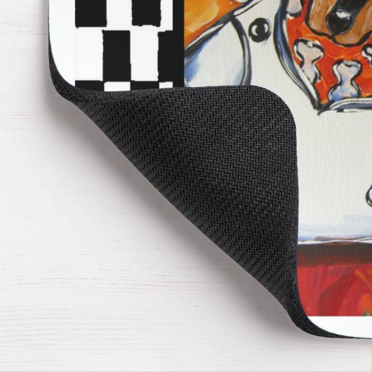 Dackel Köche Mousepad (Ecke)