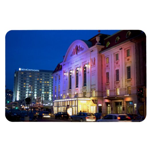 Dackel Konzerthaus Magnet (Horizontal)