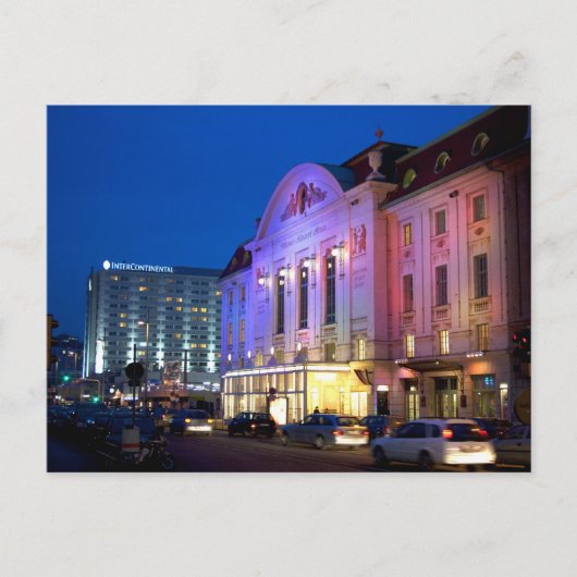 Dackel Konzerthaus Postkarte (Vorderseite)