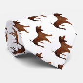 Dackel Krawatte (Gerollt)