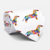 Dackel Krawatte (Gerollt)