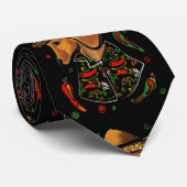 Dackel Krawatte (Gerollt)