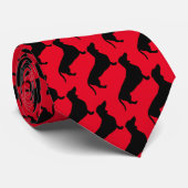 Dackel Krawatte (Gerollt)