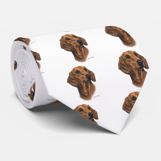 Dackel Krawatte (Gerollt)