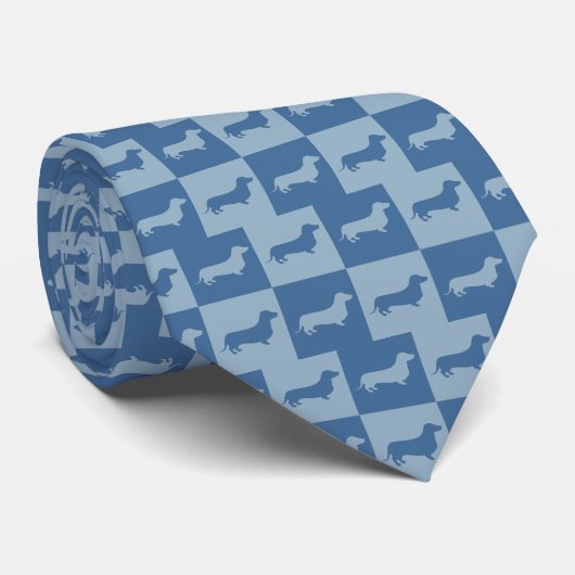 Dackel Krawatte (Gerollt)