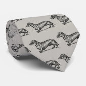 Dackel Krawatte (Gerollt)