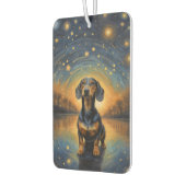 Dackel Künstlerisch Autolufterfrischer (Links)