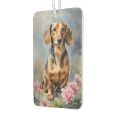 Dackel Künstlerisch Autolufterfrischer (Links)