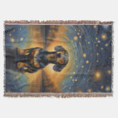 Dackel Künstlerisch Decke (Vorderseite)