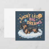 Dackel Kurz Legs Big Dreams (Vorne/Hinten)