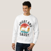 Dackel Kurz & Sassy Dackel Hund Dackel Mama Funny Sweatshirt (Vorne ganz)