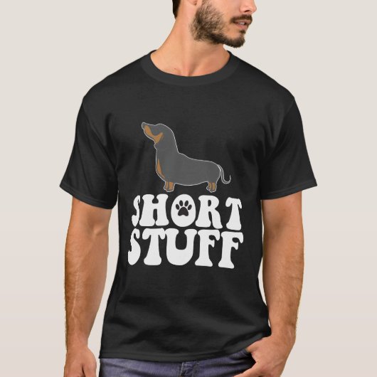 Dackel Kurz Stuff T-Shirt (Vorderseite)