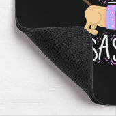 Dackel Kurz und nüchtern Mousepad (Ecke)