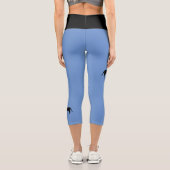 Dackel Kurzes Haar - Silhouette 1 Capri Leggings (Rückseite)