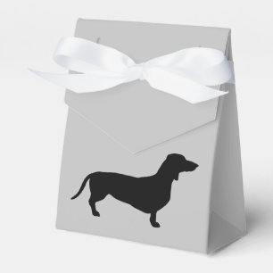 Dackel Kurzes Haar - Silhouette 1 Geschenkschachtel