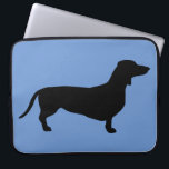 Dackel Kurzes Haar - Silhouette 1 Laptopschutzhülle<br><div class="desc">Hübsches Tiergrafisches Design von EDDA Fröhlich / EDDArt | Dieses Hund Silhouette Image ist ein Muss für Dackel / Lowrider / Dackel Liebhaber haben! | Sie vermissen andere Farben oder Produkte mit diesem Design? Kontaktieren Sie mich: contact@eddart.de oder schauen Sie hier: www.zazzle.com/store/eddartshop oder hier: www.art-shopping.net | VERBREITEN SIE IHRE LIEBENDE...</div>