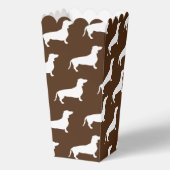 Dackel Kurzes Haar - Silhouette 2 Geschenkschachtel (Vorderseite)