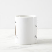 Dackel (Langhaar) Geschichtsdesign Kaffeetasse (Mittel)