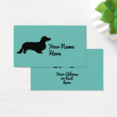 Dackel Langhaar - Silhouette 1 (Schreibtisch)