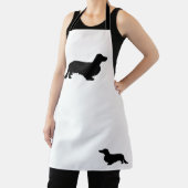 Dackel Langhaar - Silhouette 1 Schürze (InSitu)