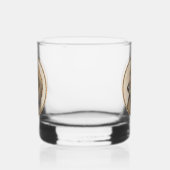 Dackel (langhaarig) Gemälde Originalkunst Whiskyglas (Links)
