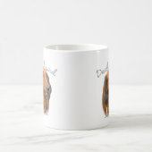 Dackel (langhaarig) Mama 2 Kaffeetasse (Mittel)