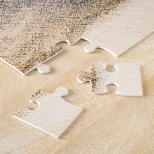 Dackel (langhaarige Malerei) - Originale Hundekuns Puzzle (Seite)