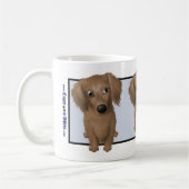 Dackel-(langhaarige) Tasse (Links)