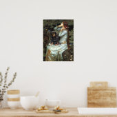 Dackel (langhaariger BT) - Ophelie Sitzplatz Poster (Küche)