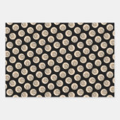 Dackel Langhaariges Rotes Gemälde Original Hundkun Geschenkpapier Set (Vorderseite 3)