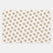 Dackel Langhaariges Rotes Gemälde Original Hundkun Geschenkpapier Set (Vorderseite 2)