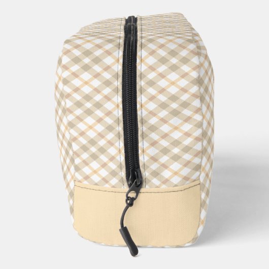 Dackel Langhaariges Rotes Gemälde Original Hundkun Waschbeutel (Rechts)