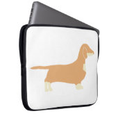 Dackel Laptopschutzhülle (Vorne Rechts)