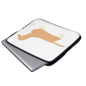 Dackel Laptopschutzhülle (Vorne Knopf)