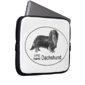 Dackel Laptopschutzhülle (Vorne Rechts)