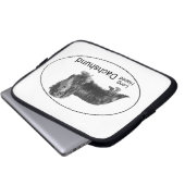 Dackel Laptopschutzhülle (Vorne Knopf)