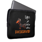 Dackel Laptopschutzhülle (Vorne Rechts)